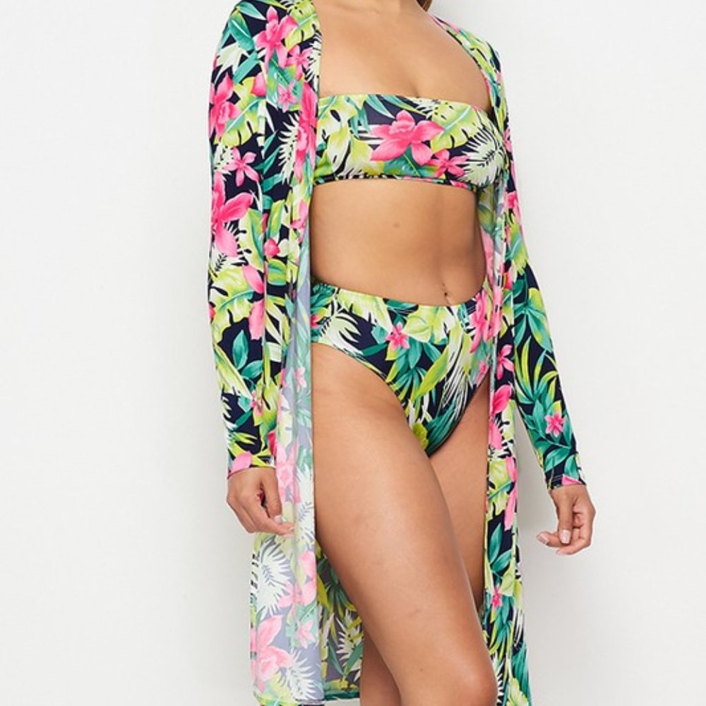 floral three piece set
